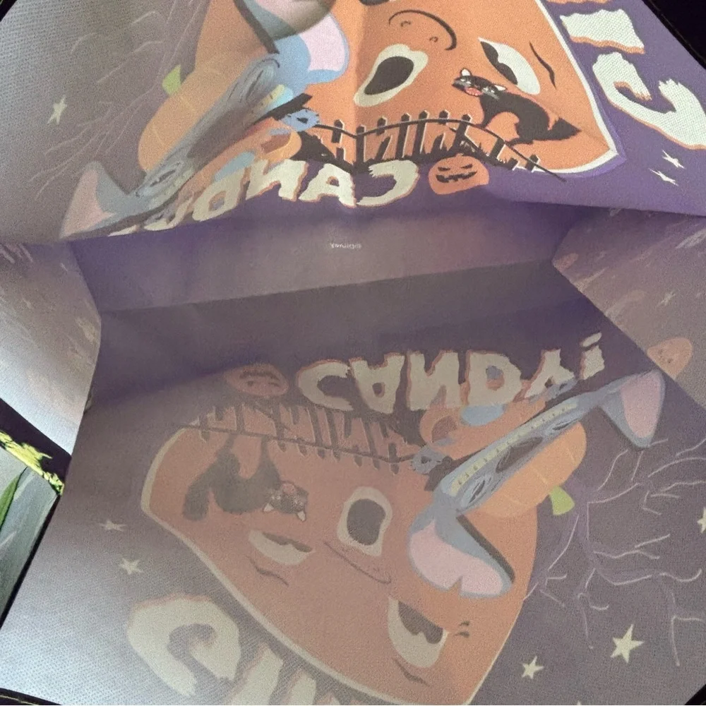 Disney Stitch Reusable Halloween Trick Or Treat Bag Gimme Candy NWT